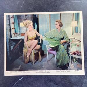 Vtg Barbara Lang and Cyd Charisse Photograph from Party Girl Film Color 8x10 B64